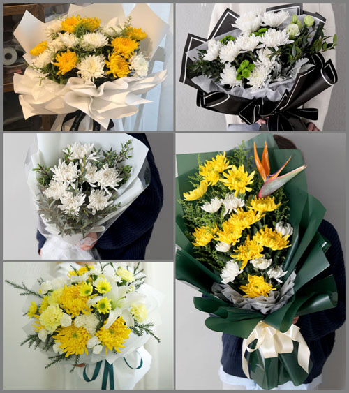 安徽池州市东至县香隅镇白岭村白事花束代送